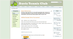 Desktop Screenshot of davistennisclub.org